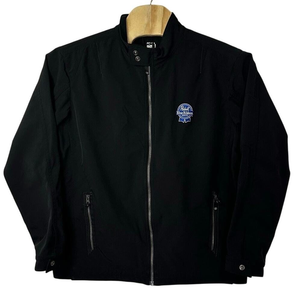Ogio Men’s Maxx Softshell Full Zip Jacket Size XL Pabst Blue Ribbon PBR Beer